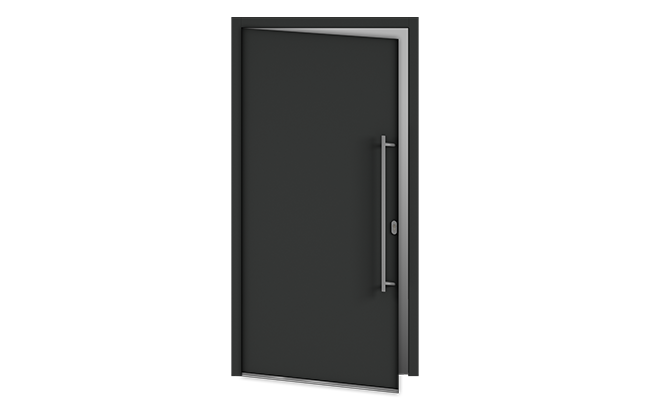 Tür Element nach außen öffnend